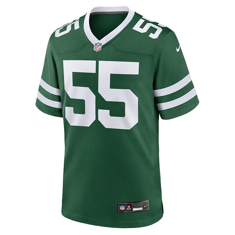 Men's Nike Braiden McGregor Legacy Green New York Jets Team Game Jersey