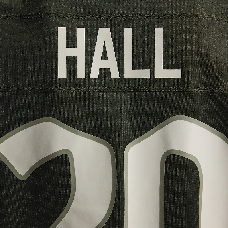 Men's Nike Breece Hall Gotham Green New York Jets 2025 Rivalries Collection Game Jersey