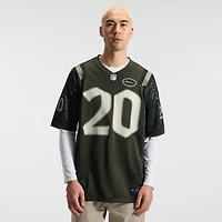 Men's Nike Breece Hall Gotham Green New York Jets 2025 Rivalries Collection Game Jersey