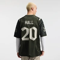 Men's Nike Breece Hall Gotham Green New York Jets 2025 Rivalries Collection Game Jersey