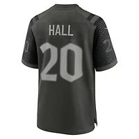Men's Nike Breece Hall Gotham Green New York Jets 2025 Rivalries Collection Game Jersey