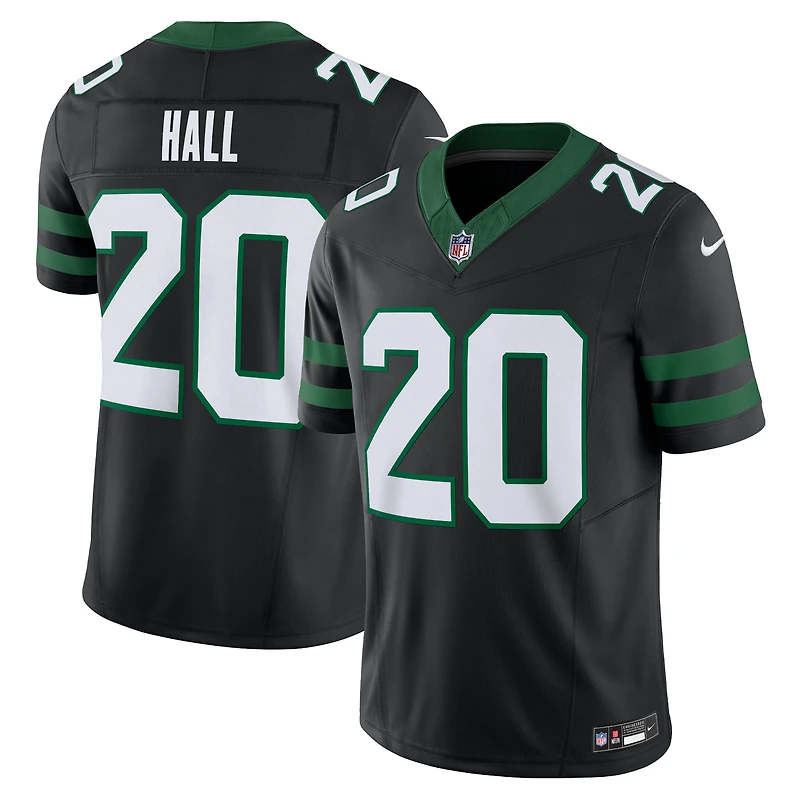 Nike Breece Hall Legacy Vert pour hommes New York Jets Vapor F.U.S.E. Maillot limité