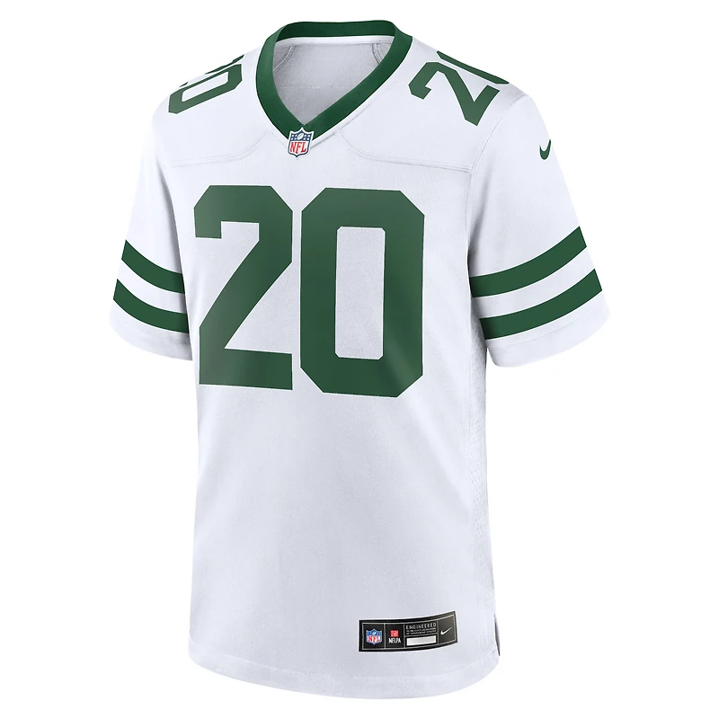 Maillot de match Nike Breece Hall Legacy pour hommes, blanc, New York Jets