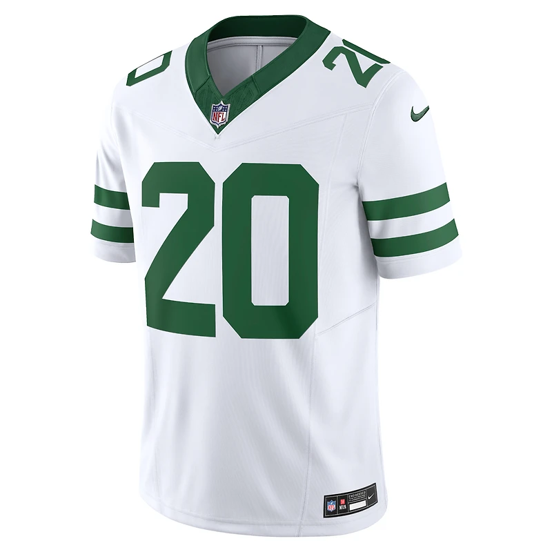 Nike Breece Hall Legacy Blanc New York Jets Vapor F.U.S.E. Maillot limité