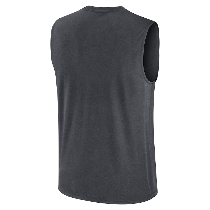 Men's Nike Charcoal New York Jets Primetime Legend Dri-FIT Muscle Tank Top