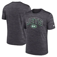 Men's Nike Charcoal New York Jets Primetime Velocity Dri-FIT T-Shirt