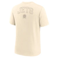Men's Nike Cream New York Jets Glory Tri-Blend T-Shirt