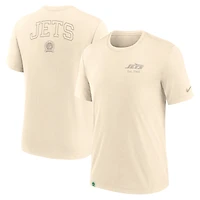 Men's Nike Cream New York Jets Glory Tri-Blend T-Shirt
