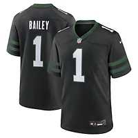 Men's Nike David Bailey Legacy Black New York Jets Alternate Game Player Jersey