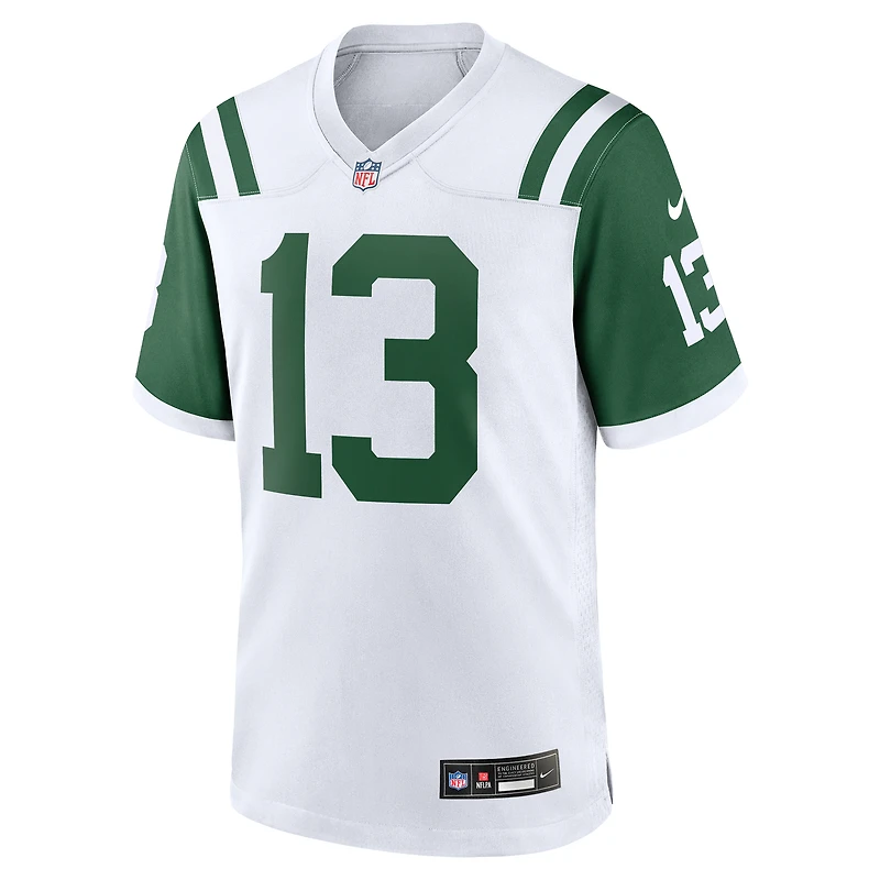 Maillot de match alternatif Nike Don Maynard blanc pour homme, joueur retraité des New York Jets