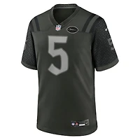 Maillot Nike Garrett Wilson Gotham Green pour homme, collection Rivalries 2025 des New York Jets
