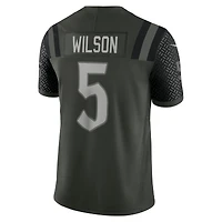 Men's Nike Garrett Wilson Gotham Green New York Jets 2025 Rivalries Collection Stitched Limited Jersey