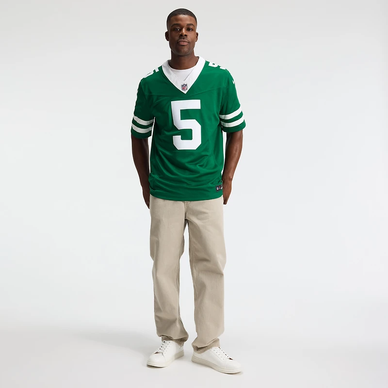 Maillot Nike Garrett Wilson vert New York Jets Vapor F.U.S.E. édition limitée cousue pour homme