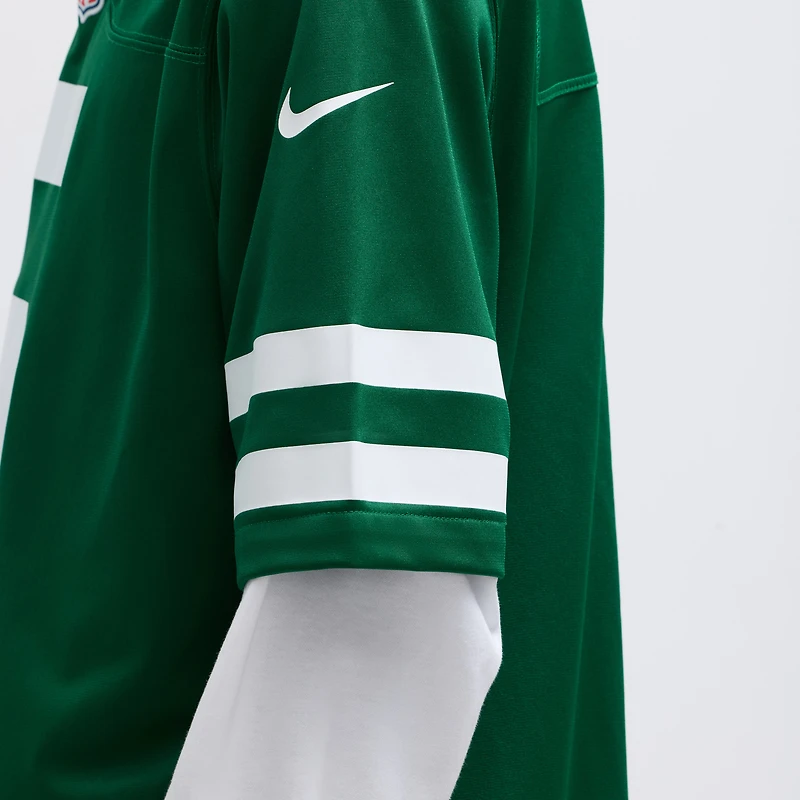 Men's Nike Garrett Wilson Legacy Green New York Jets Game Jersey