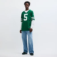 Men's Nike Garrett Wilson Legacy Green New York Jets Game Jersey