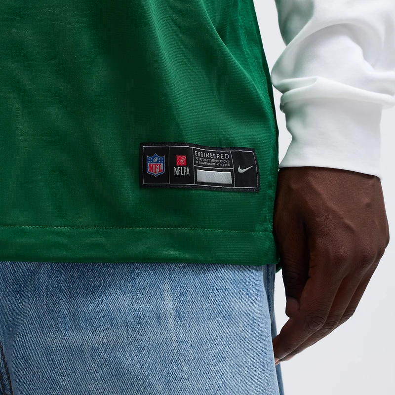 Men's Nike Garrett Wilson Legacy Green New York Jets Game Jersey