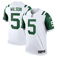 Men's Nike Garrett Wilson White New York Jets Alternate Legend Jersey