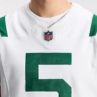 Men's Nike Garrett Wilson White New York Jets Classic Alternate Vapor F.U.S.E. Elite Jersey