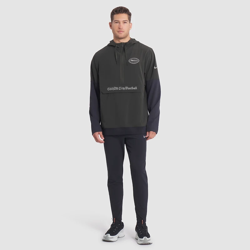 Veste à capuche demi-zippée Nike Gotham Green New York Jets 2025 Rivalries Collection Sideline Anorak pour homme