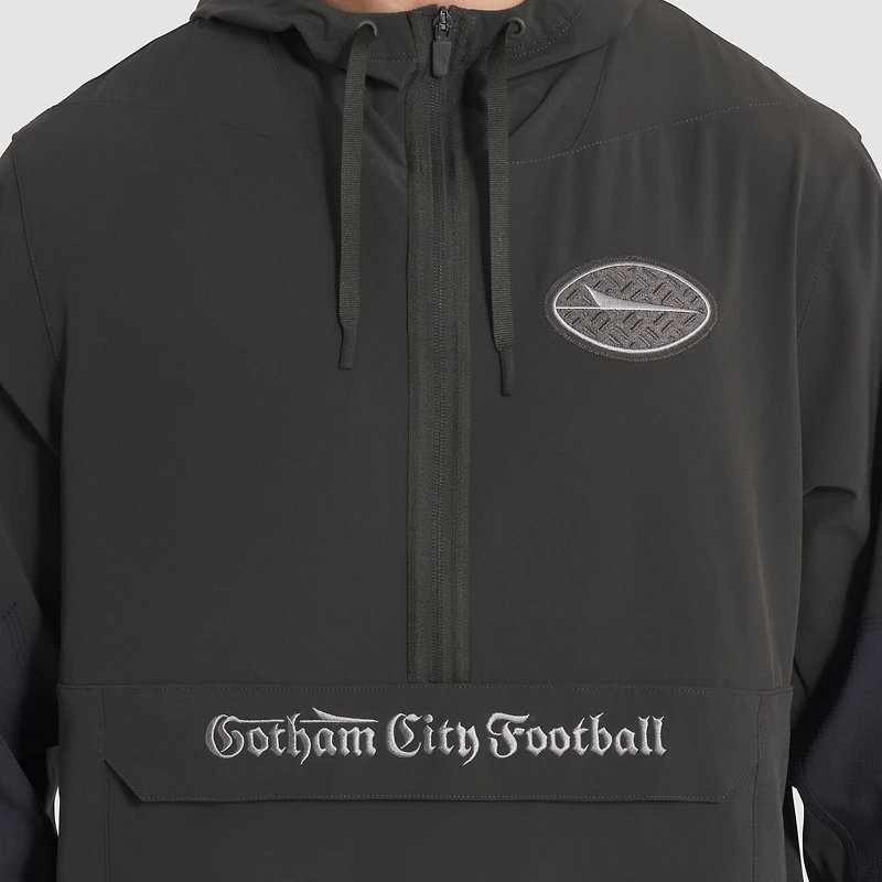 Veste à capuche demi-zippée Nike Gotham Green New York Jets 2025 Rivalries Collection Sideline Anorak pour homme