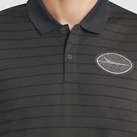 Polo Nike Gotham Green New York Jets 2025 Rivalries Collection Sideline Victory Striped Dri-FIT pour homme