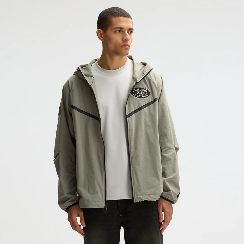 Men's Nike Gotham Green New York Jets 2025 Rivalries Collection Tech Raglan Full-Zip Jacket