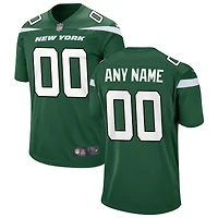 Men's Nike Gotham Green New York Jets - Custom Game Jersey