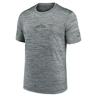 T-shirt Nike gris New York Jets Sideline Velocity Dri-FIT pour homme