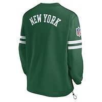 Men's Nike  Green New York Jets 2023 Sideline V-Neck Pullover Windshirt