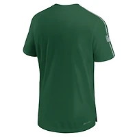 Men's Nike Green New York Jets 2024 Sideline Coach UV Performance T-Shirt