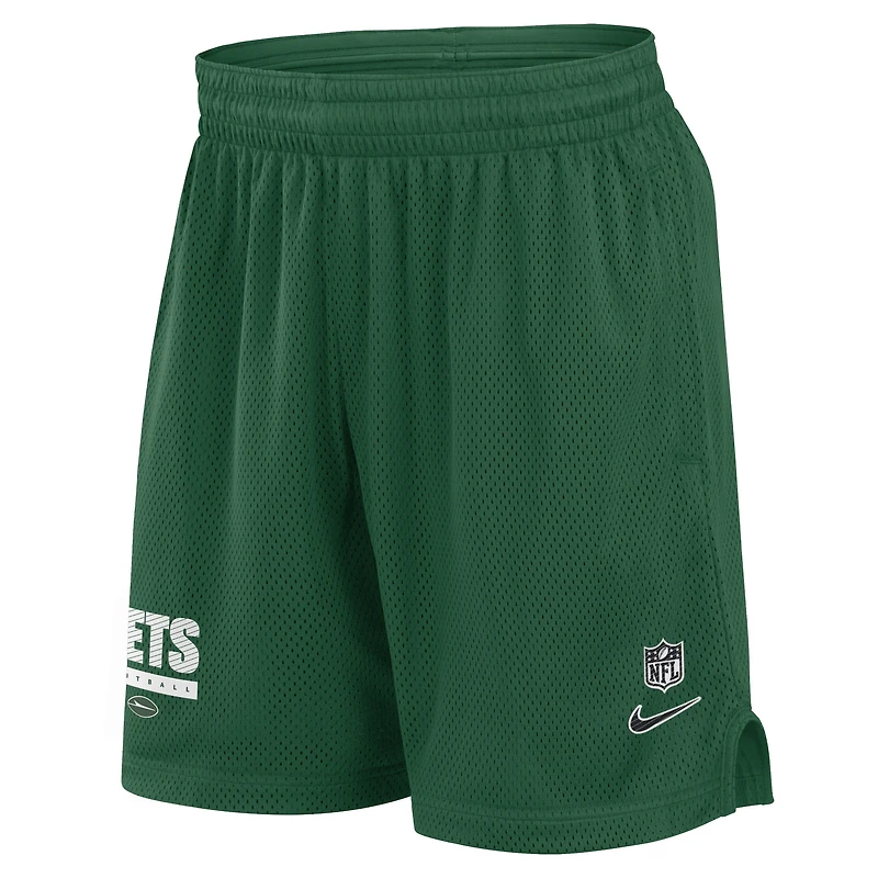 Men's Nike Green New York Jets 2024 Sideline Performance Mesh Shorts