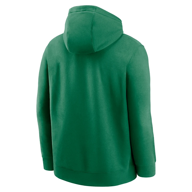 Men's Nike Green New York Jets Big & Tall Club Logo Pullover Hoodie