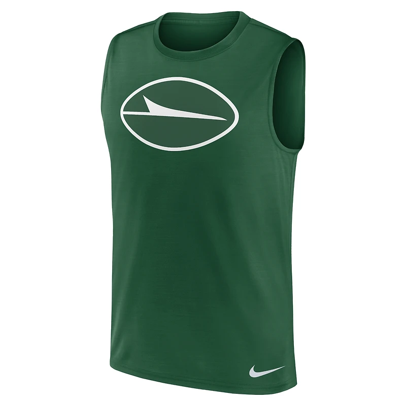 Men's Nike Green New York Jets Blitz Legend Dri-FIT Muscle Tank Top