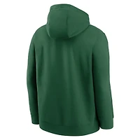 Men's Nike Green New York Jets Busted Play Club Fleece Pullover Hoodie