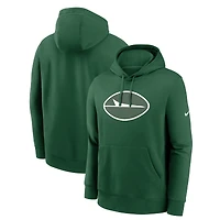 Men's Nike Green New York Jets Primetime Club Logo Hoodie