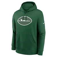 Men's Nike Green New York Jets Primetime Club Logo Hoodie