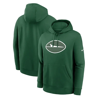 Men's Nike Green New York Jets Primetime Club Logo Hoodie
