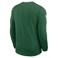 Men's Nike New York Jets Sideline Coach UV Dri-FIT Long Sleeve Shirt