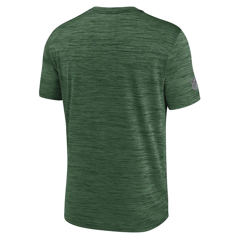 Men's Nike Green New York Jets Sideline Double Covered Dri-FIT Velocity T-Shirt