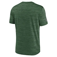 Men's Nike Green New York Jets Sideline Double Covered Dri-FIT Velocity T-Shirt