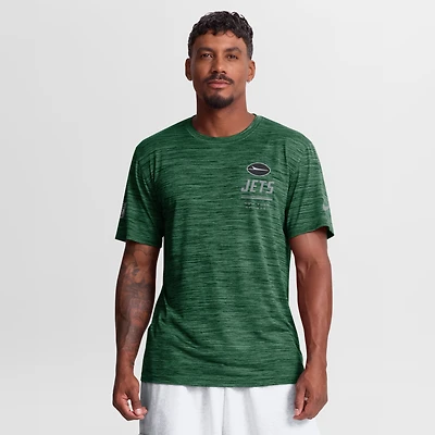 T-shirt Nike vert New York Jets Sideline Double Covered Dri-FIT Velocity pour homme