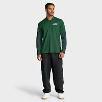 Men's Nike Green New York Jets Sideline Dri-FIT Half-Zip Pullover