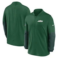 Men's Nike Green New York Jets Sideline Dri-FIT Half-Zip Pullover