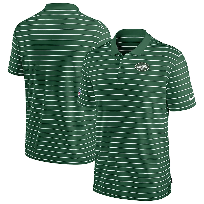 Polo Nike Green New York Jets Sideline Lock Up Victory Performance pour homme