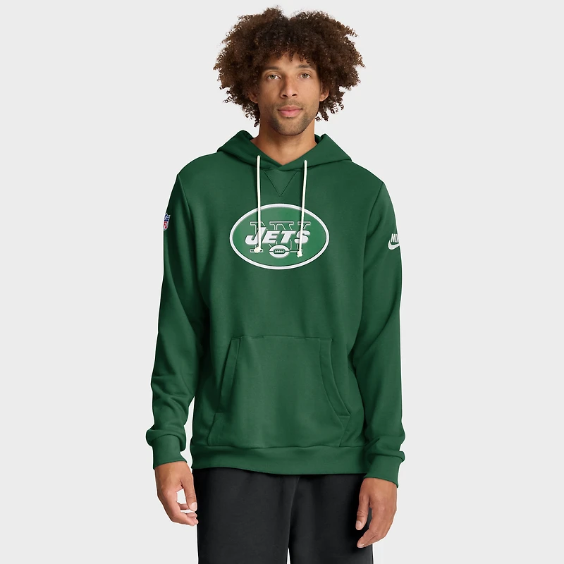 Sweat à capuche Nike vert New York Jets Sideline Standard Issue Alt 2 Dri-FIT pour homme