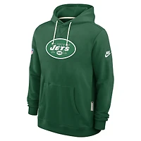 Men's Nike Green New York Jets Sideline Standard Issue Alt 2 Dri-FIT Hoodie