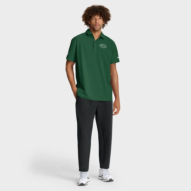 Men's Nike Green New York Jets Sideline Woven Dri-FIT Polo
