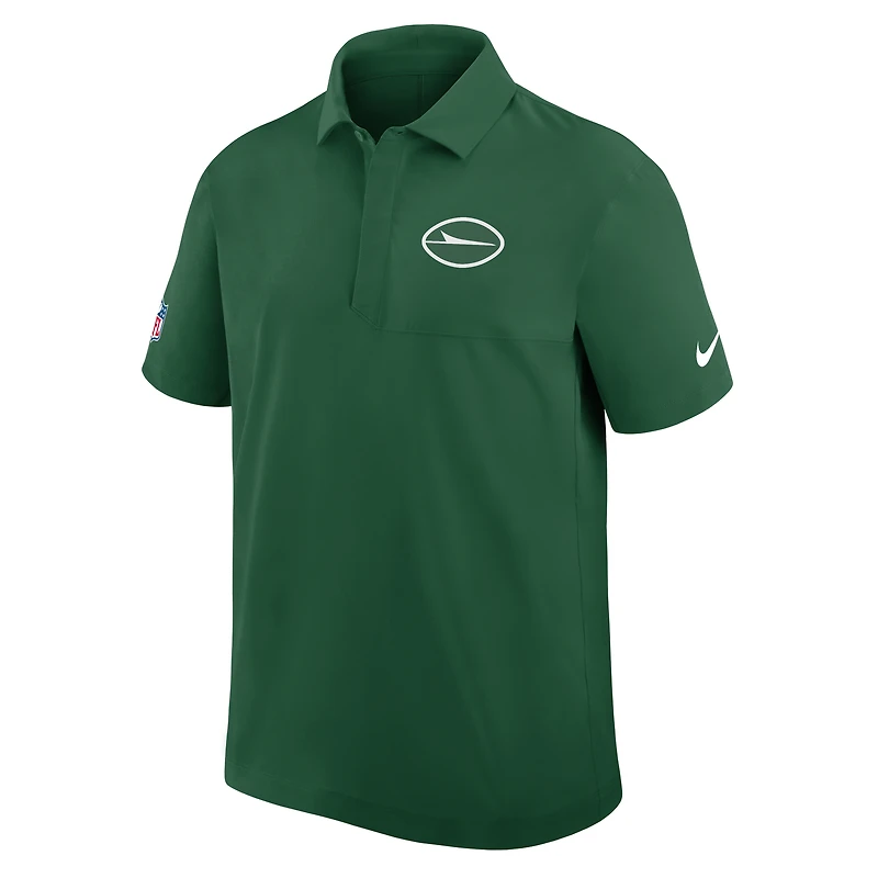 Men's Nike Green New York Jets Sideline Woven Dri-FIT Polo