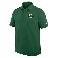 Men's Nike Green New York Jets Sideline Woven Dri-FIT Polo