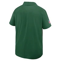 Polo tissé Nike Dri-FIT vert New York Jets pour homme